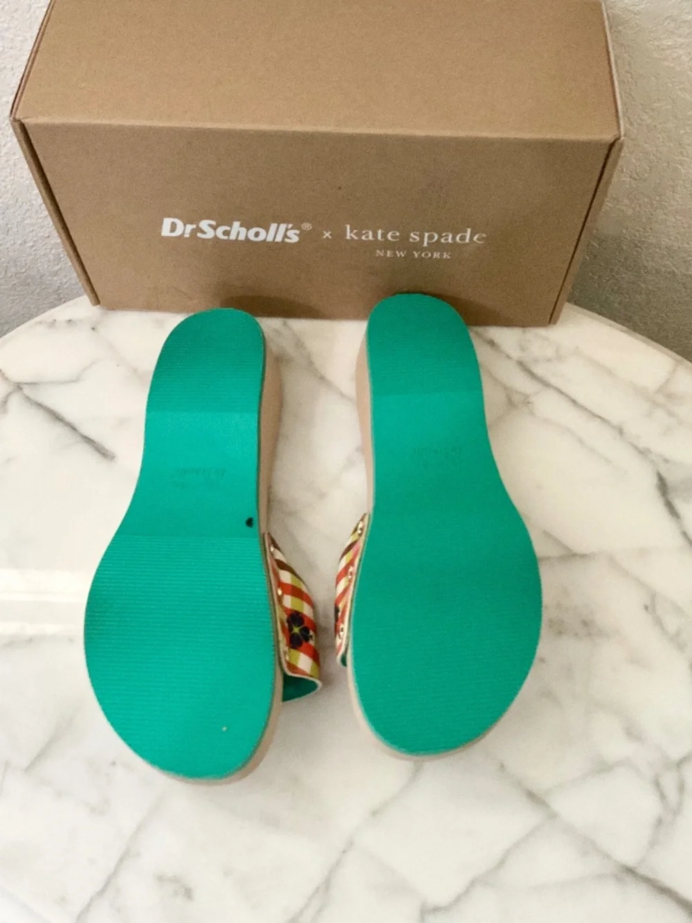 Dr. Scholl's sandals x Kate Spade are a collaboration between two iconic America